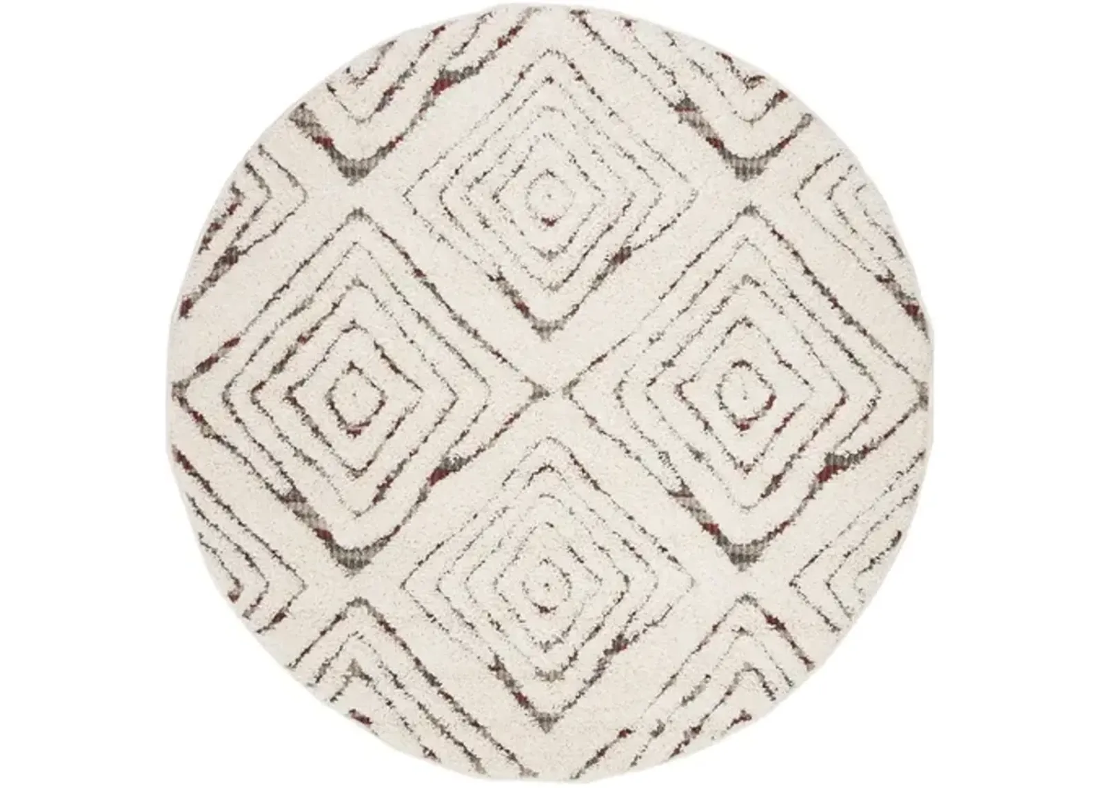 SANTORINI SHAG  Multi 6'-7' X 6'-7' Round Round Rug