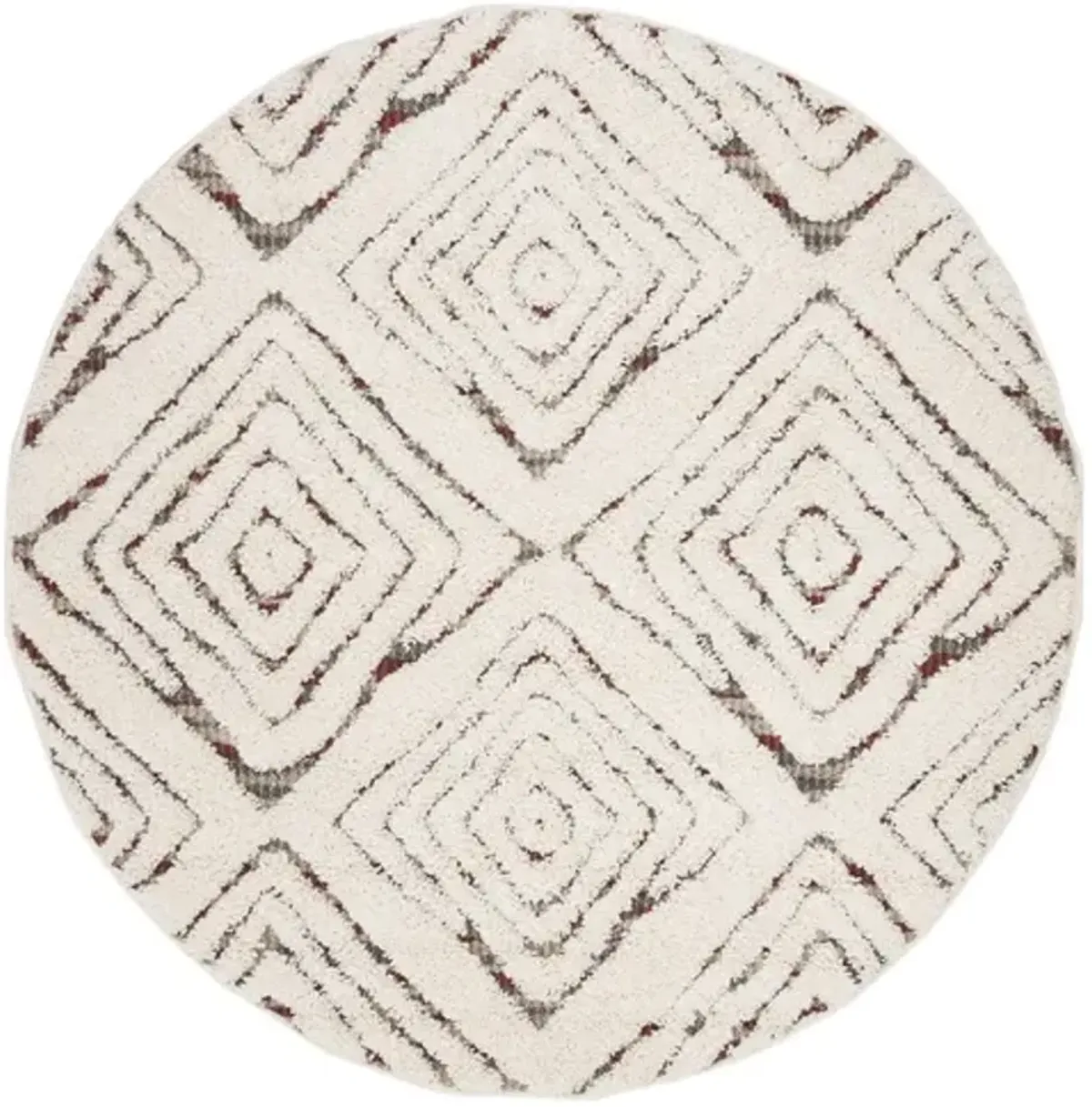 SANTORINI SHAG  Multi 6'-7' X 6'-7' Round Round Rug