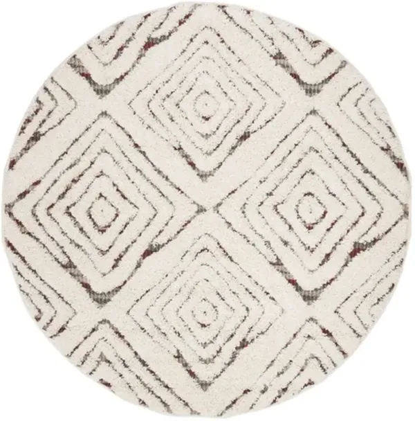 SANTORINI SHAG  Multi 6'-7' X 6'-7' Round Round Rug