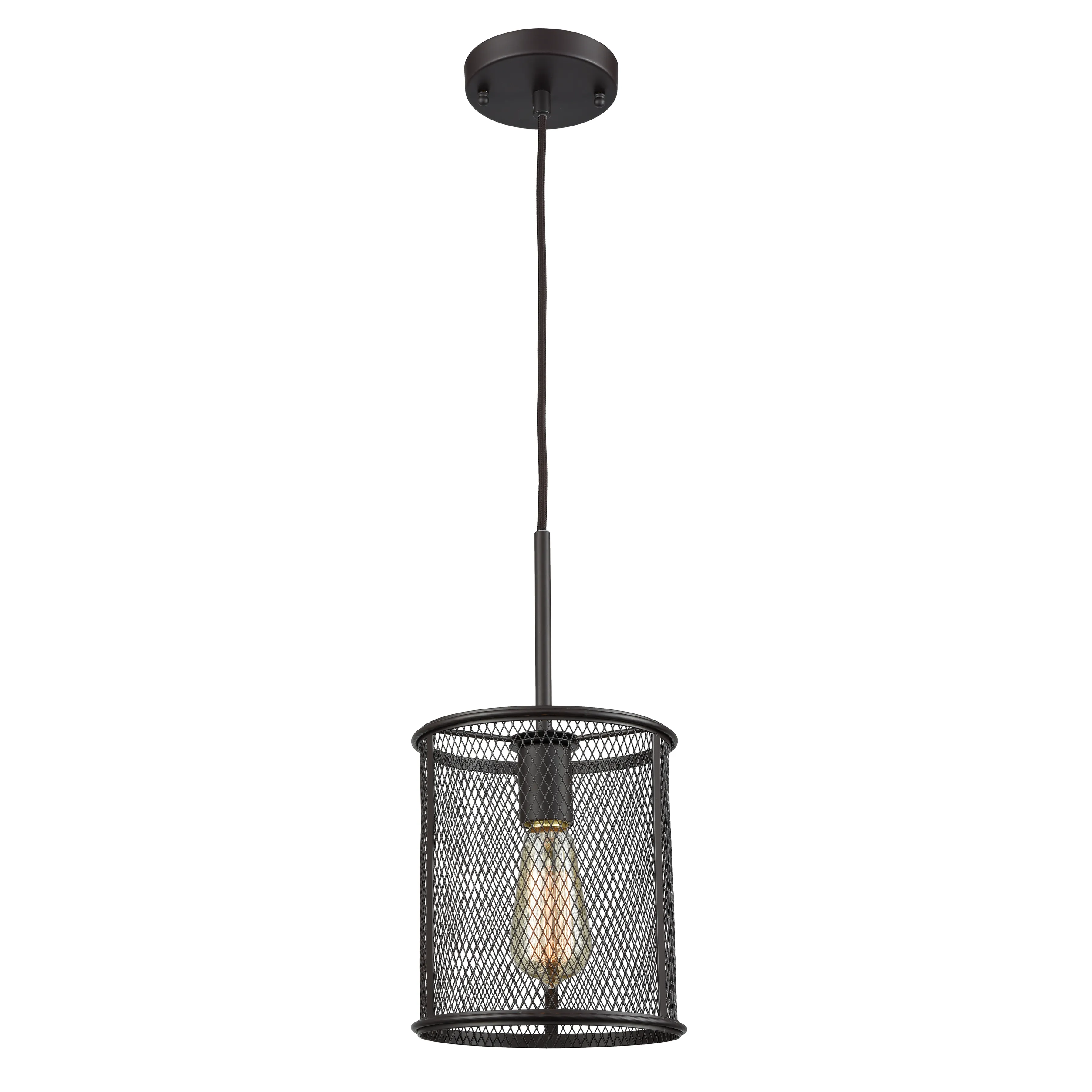 Williamsport 8" Wide 1-Light Mini Pendant - Oil Rubbed Bronze