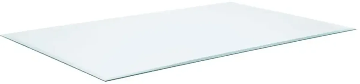 Rectangular Glass Table Top Clear