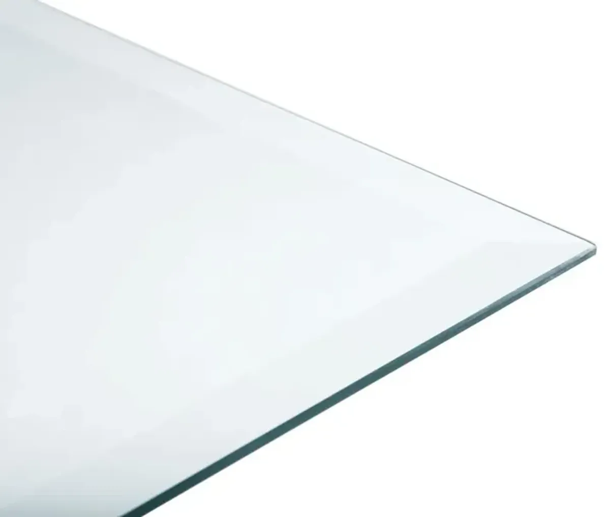 Rectangular Glass Table Top Clear