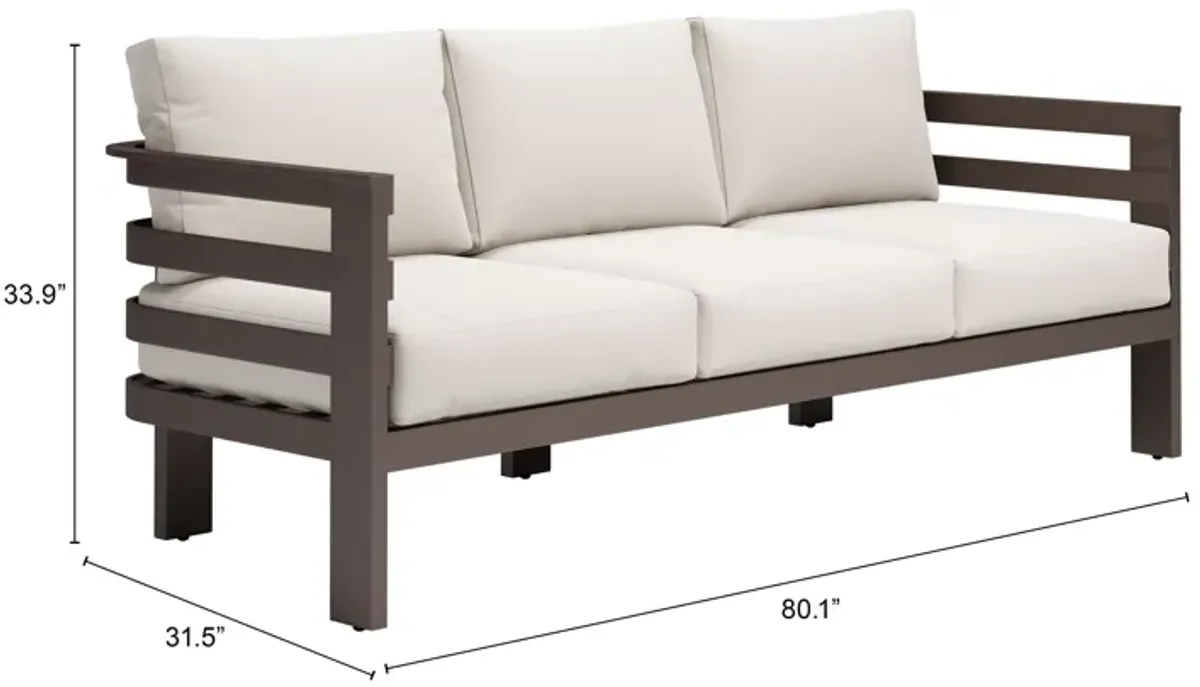 Bal Harbor Sofa White