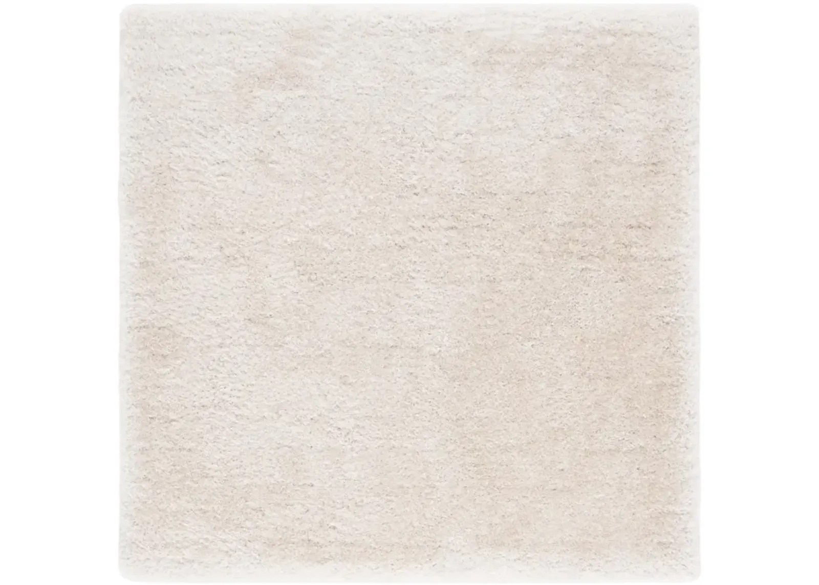 LUXE SHAG 160 BONE 4' x 4' Square Square Rug