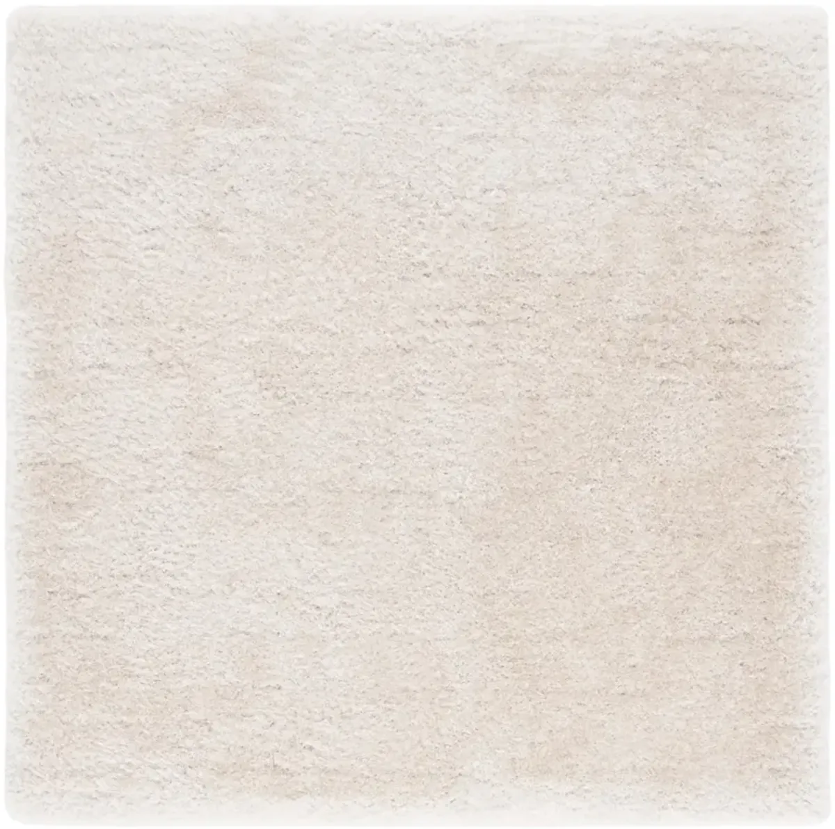 LUXE SHAG 160 BONE 4' x 4' Square Square Rug