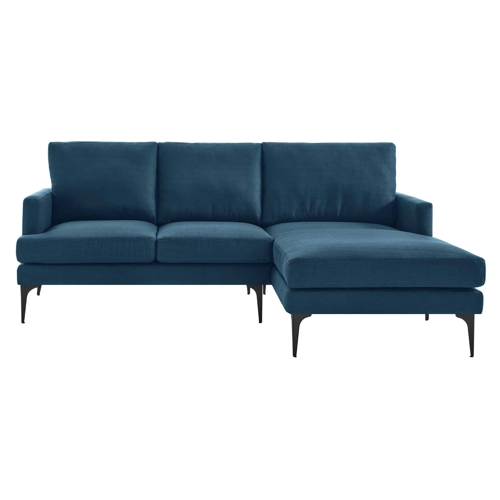 Evermore Right-Facing Upholstered Fabric Sectional