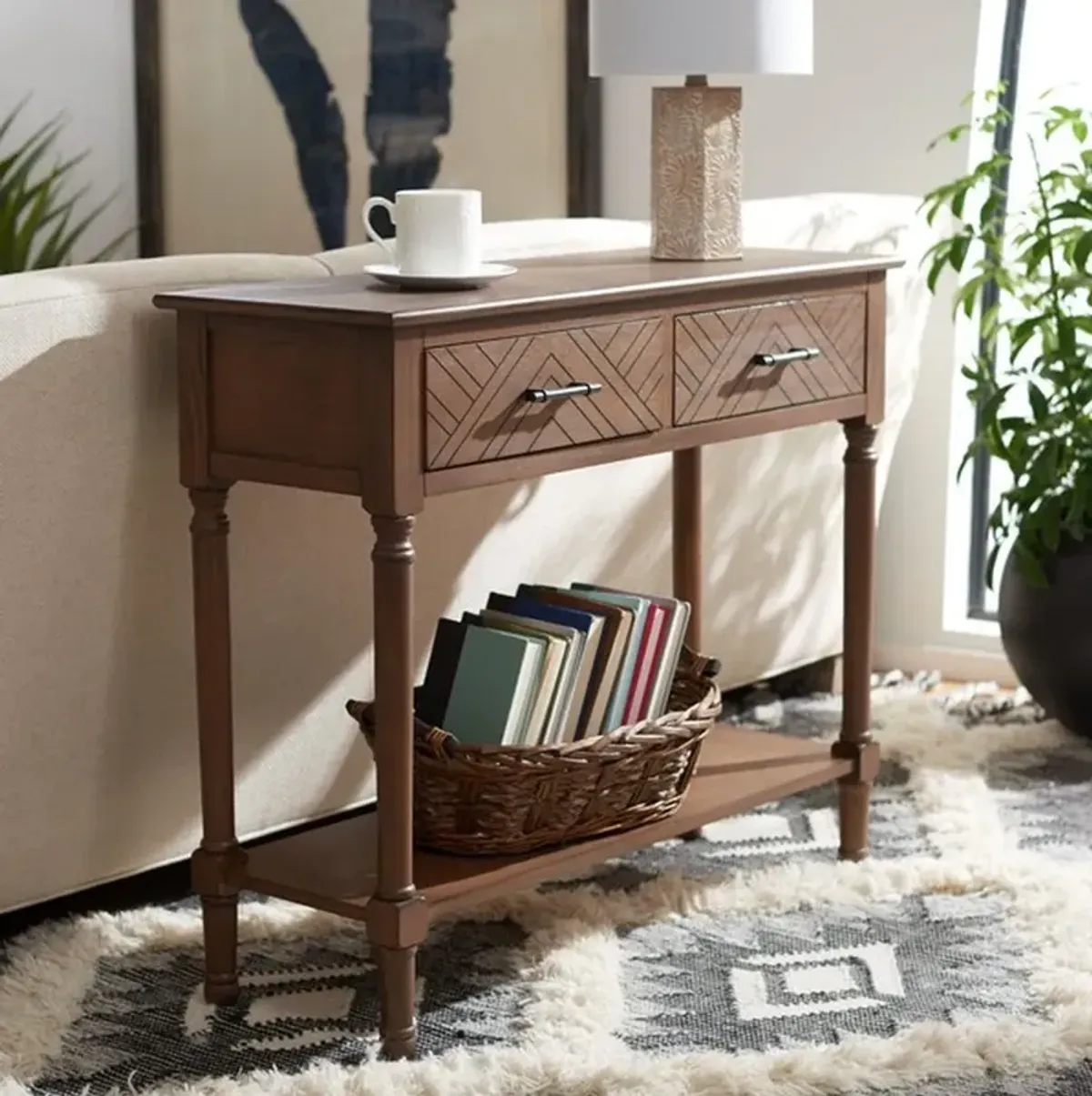 PEYTON 2 DRAWER CONSOLE TABLE