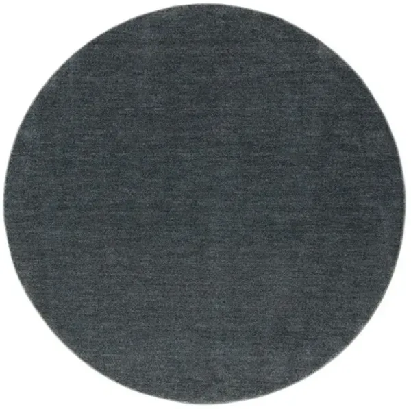 LASA 104 Green 4' X 4' Round Round Rug