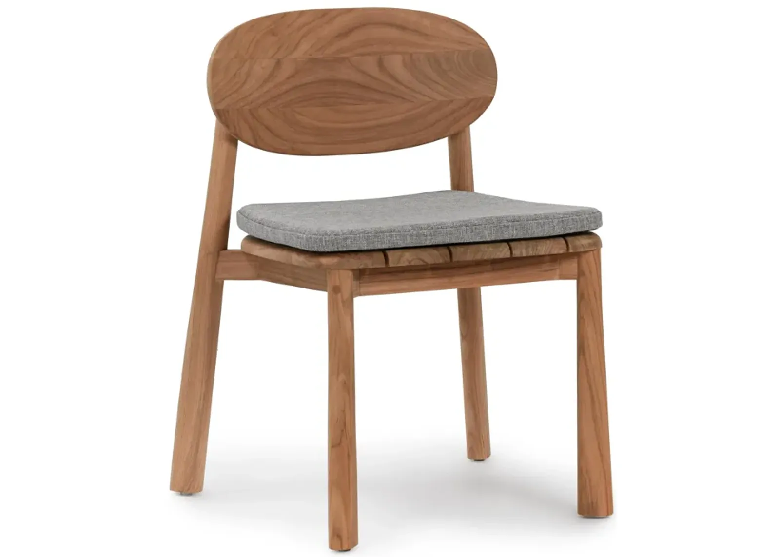 Aston Natural Teak Wood Outdoor Dining Chair