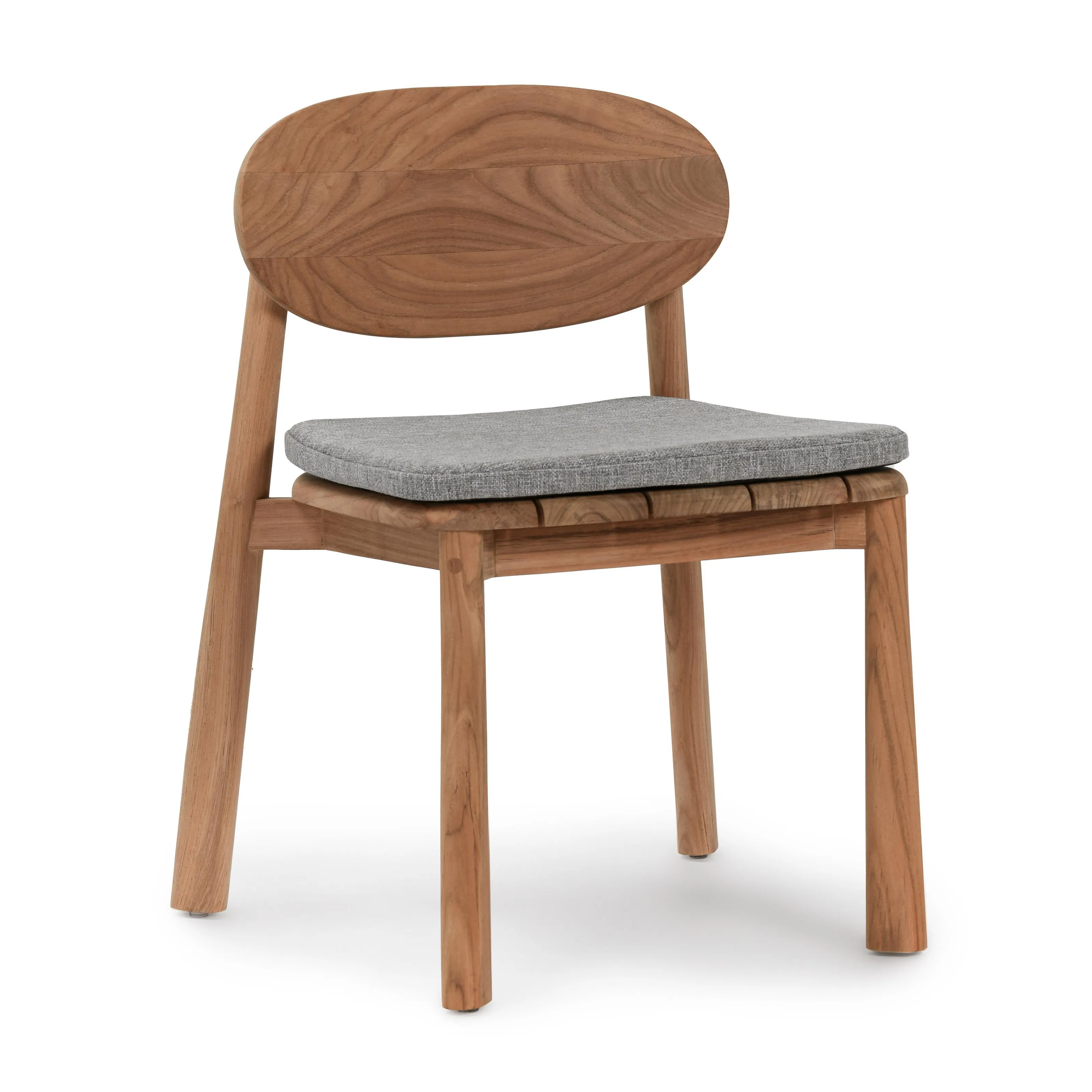 Aston Natural Teak Wood Outdoor Dining Chair