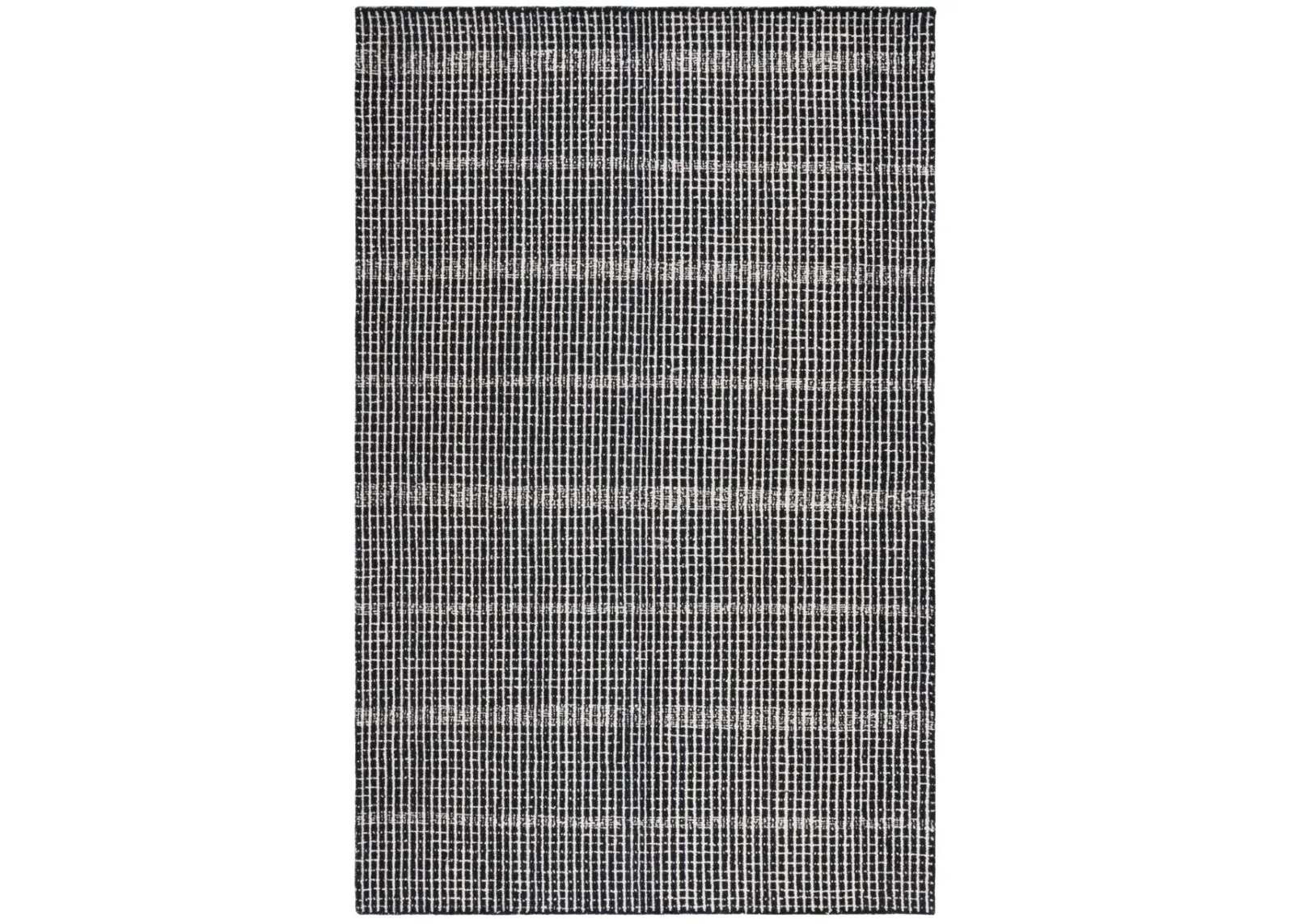 ABSTRACT 482 BLACK  2'-3' x 4' Accent Rug