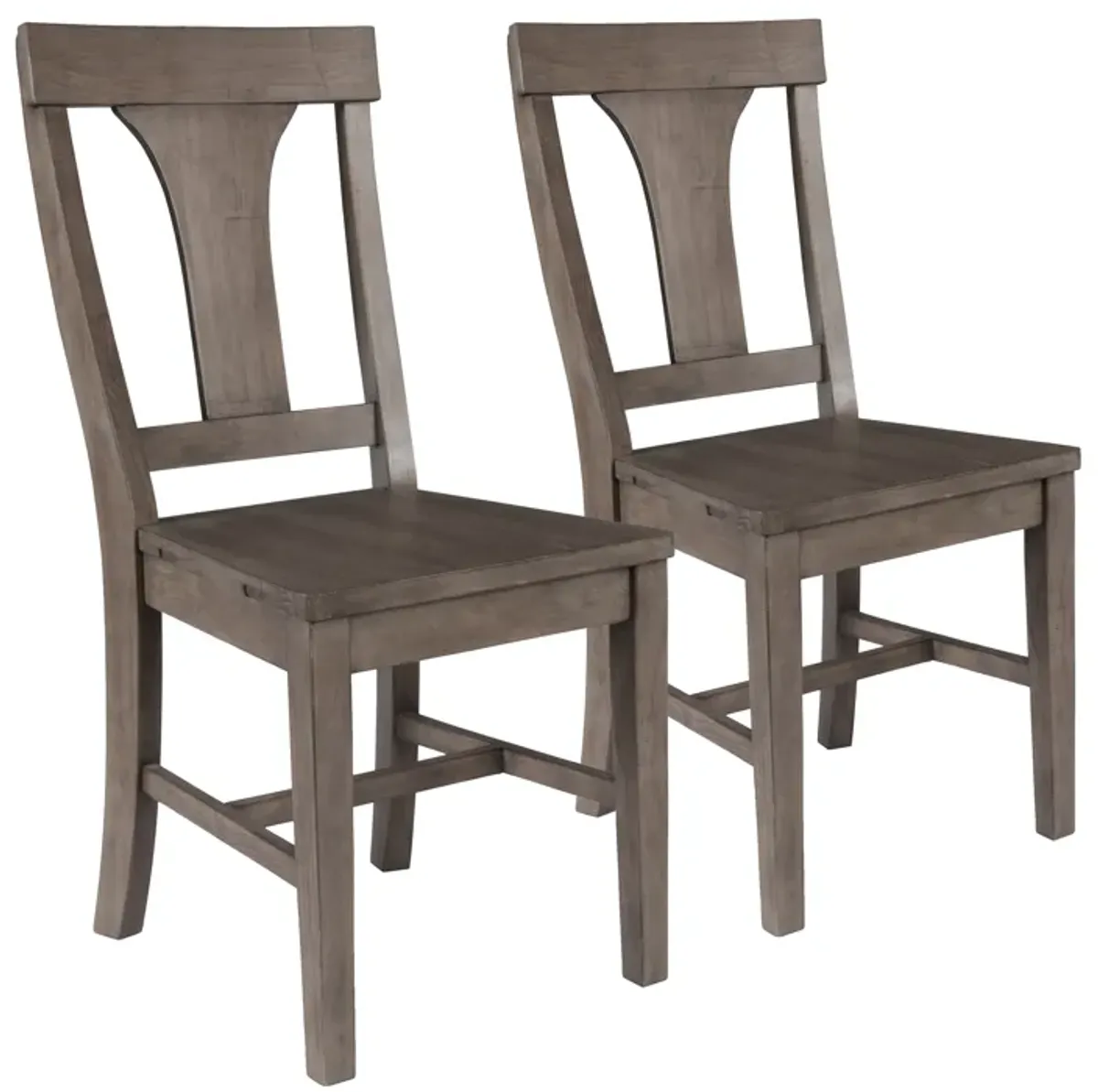 Tuscany Dining Chair Set of 2 Distressed Brown