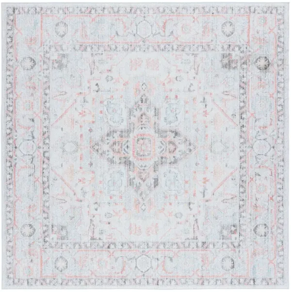 TUCSON 913 LIGHT GREY  4' x 4' Square Square Rug