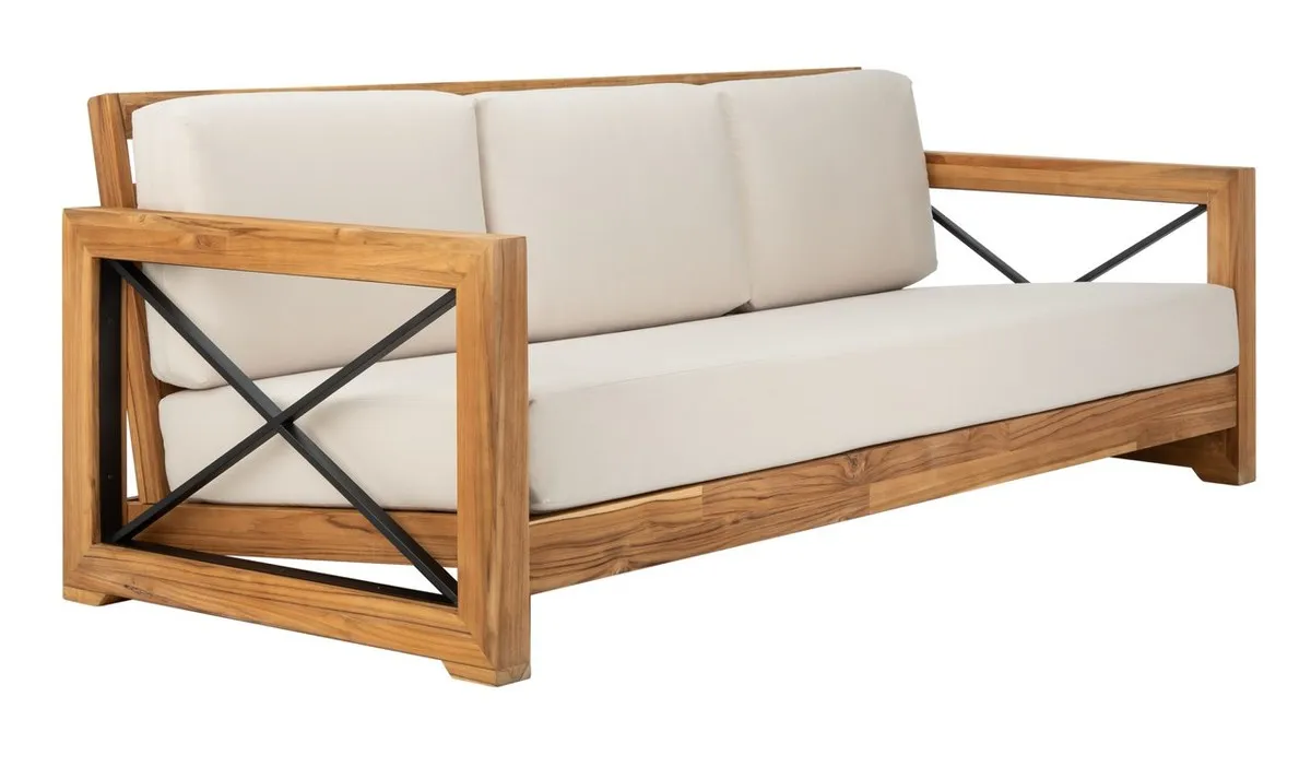 Curacao Teak 3-Seat Sofa