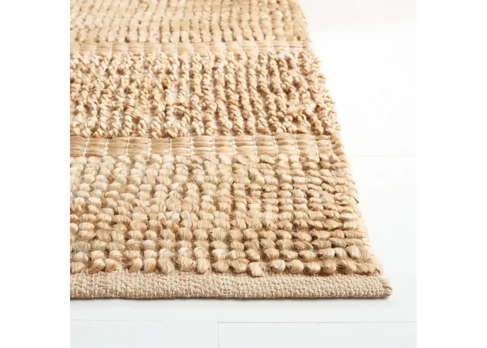 NATURAL FIBER 104 NATURAL 6' x 6' Square Square Rug