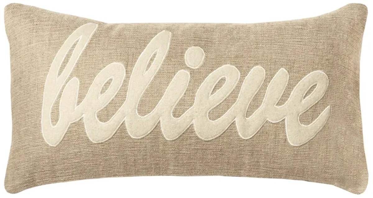 SENTIMENT Word Brown  Pillow