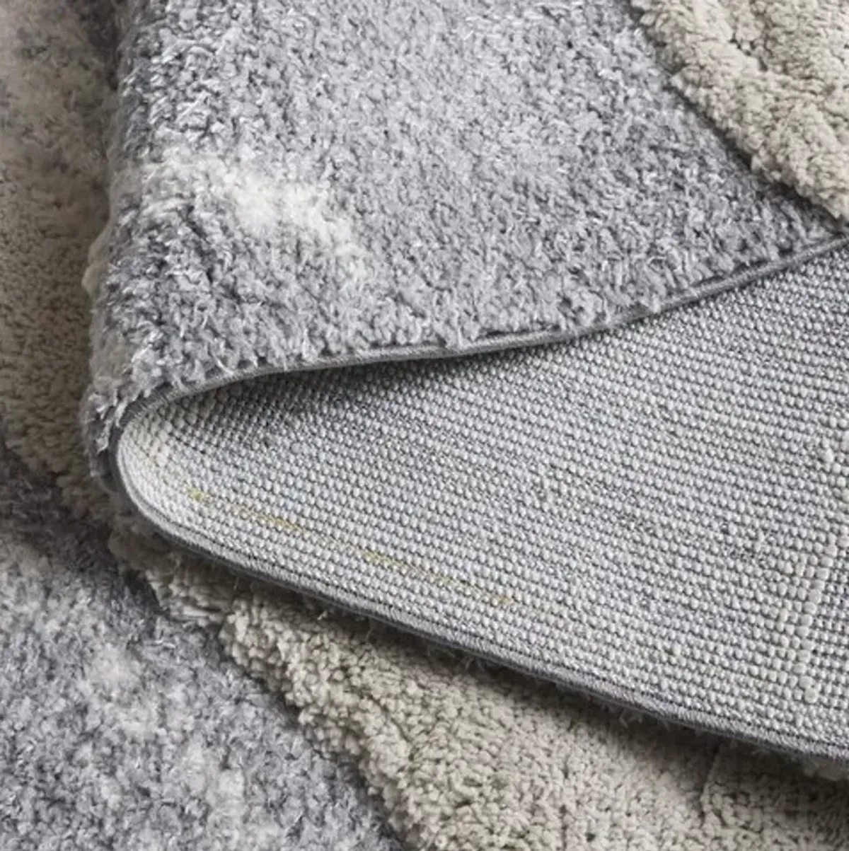 HI-LO SHAG 204 Grey  2'-2' X 8' Runner Rug