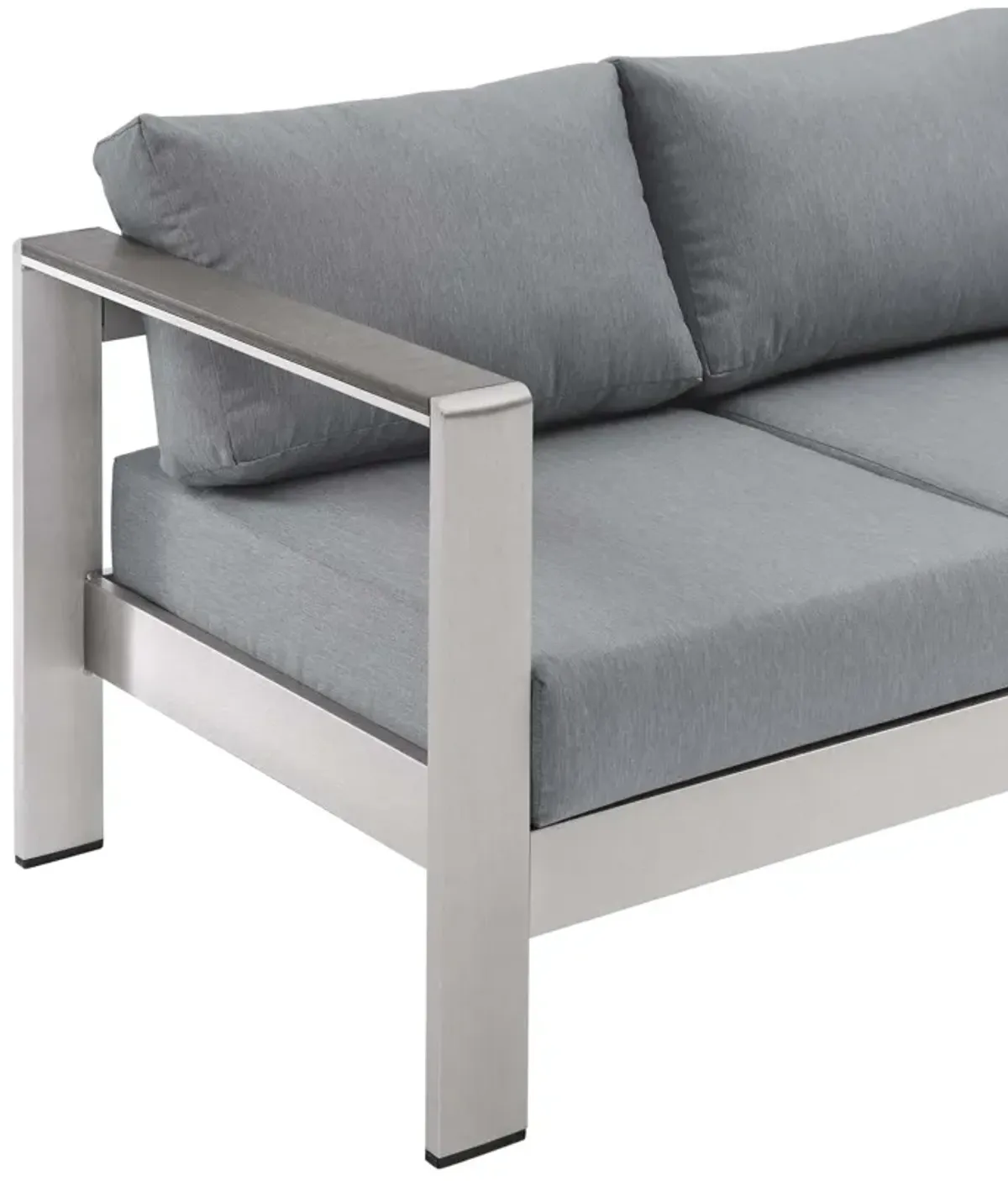 Shore Outdoor Patio Aluminum Sofa