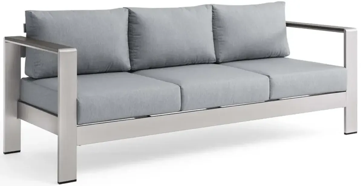 Shore Outdoor Patio Aluminum Sofa