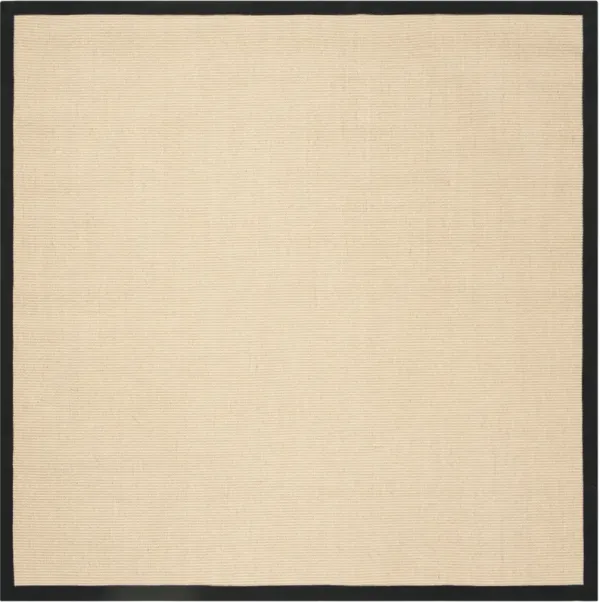 NATURAL FIBER 131 BEIGE  4' x 4' Square Square Rug