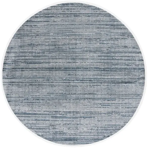 MILA 238 BLUE  6'-7' x 6'-7' Round Round Rug