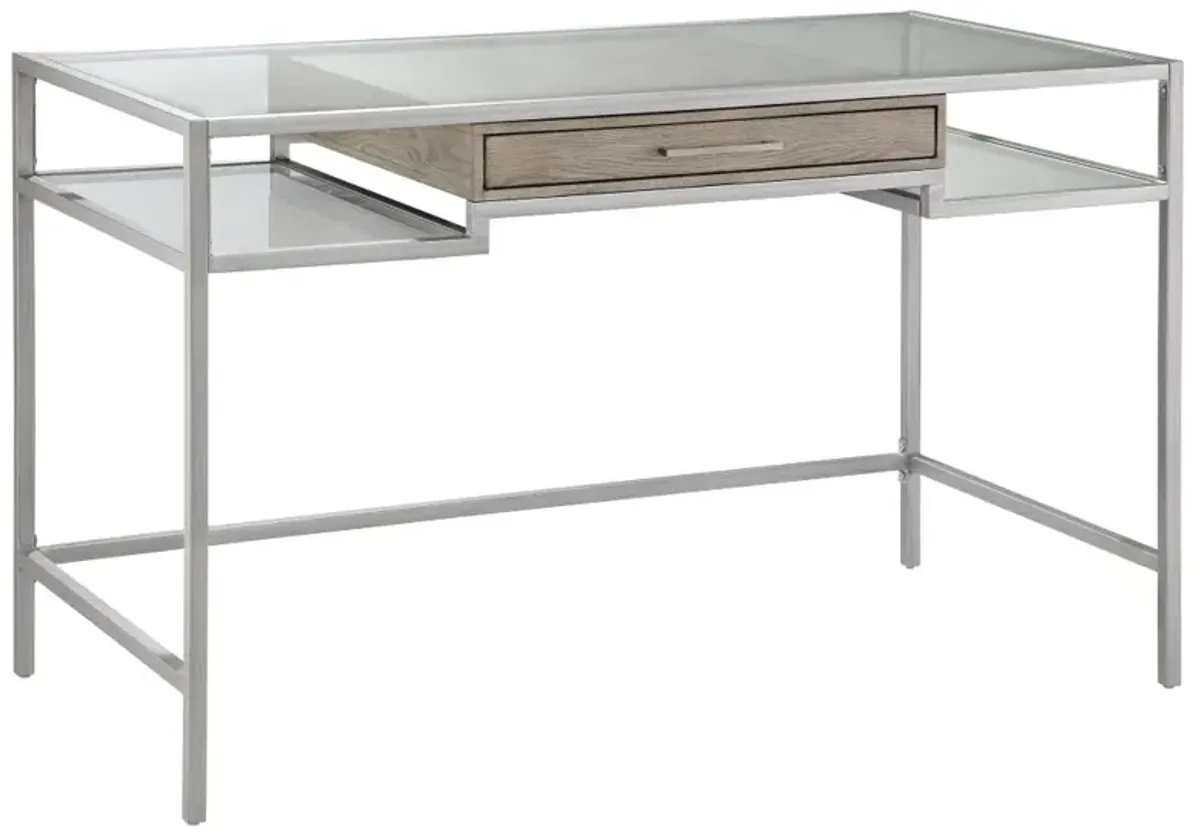 Madison Park Adela Antique Silver Writing Desk