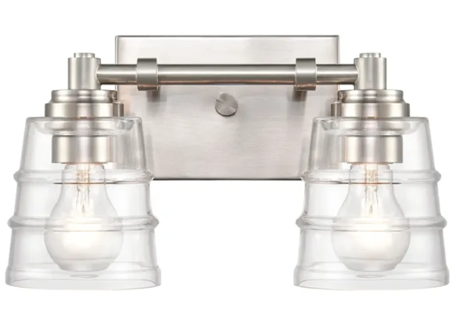 Pulsate 13" Wide 2-Light Vanity Light - Satin Nickel