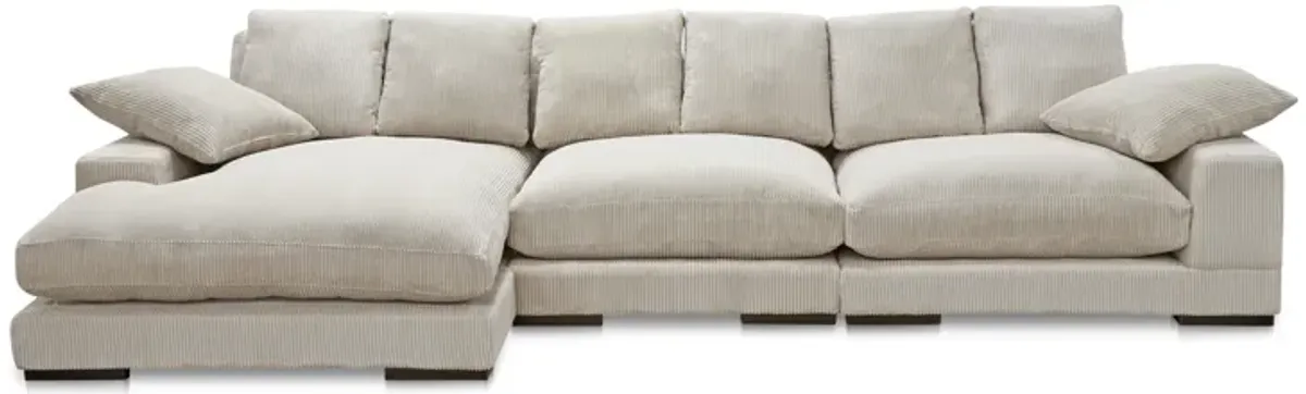 Plunge Large Sectional Cappuccino