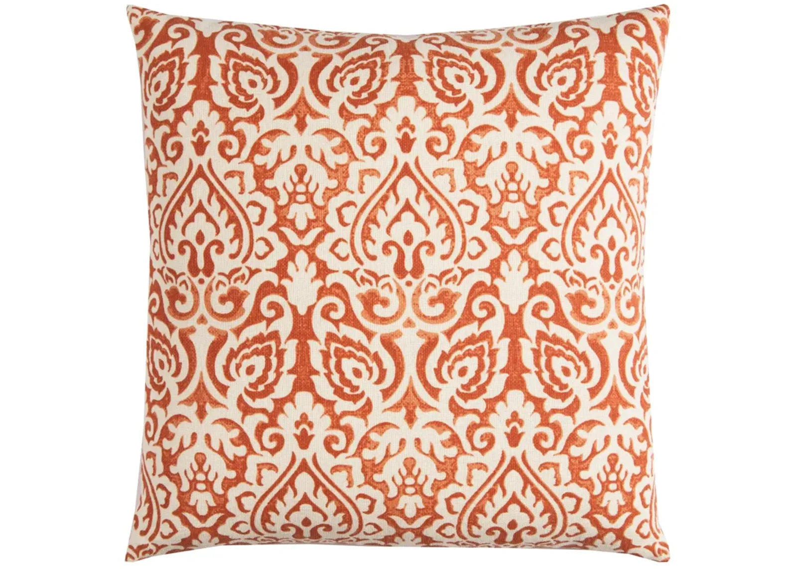 Damask Orange Pillow