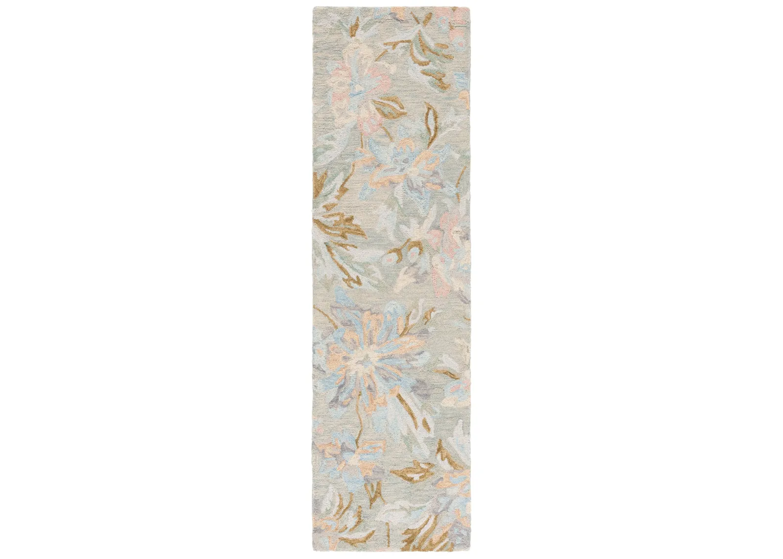 JARDIN 351 GREY  2'-3' x 8' Runner Rug