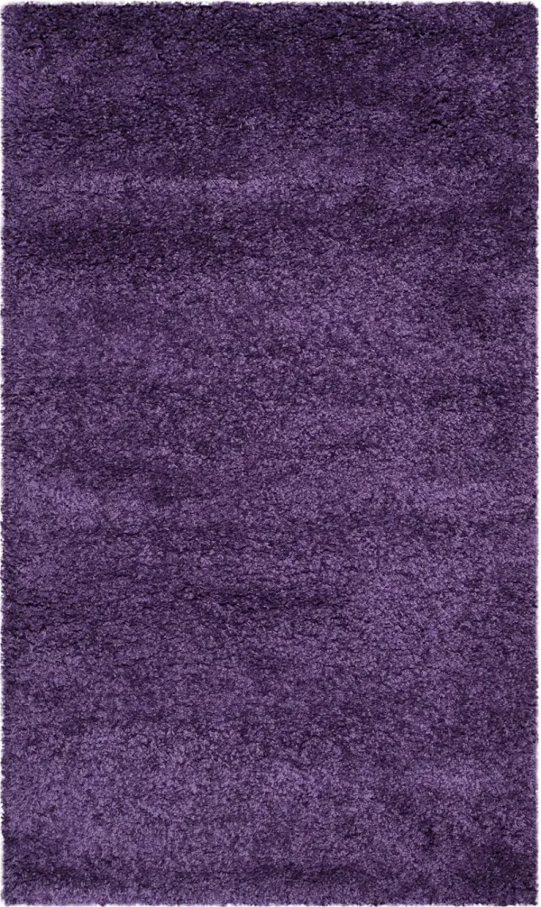 MILAN SHAG Small Rectangle Power Loomed 3' x 5' Rug