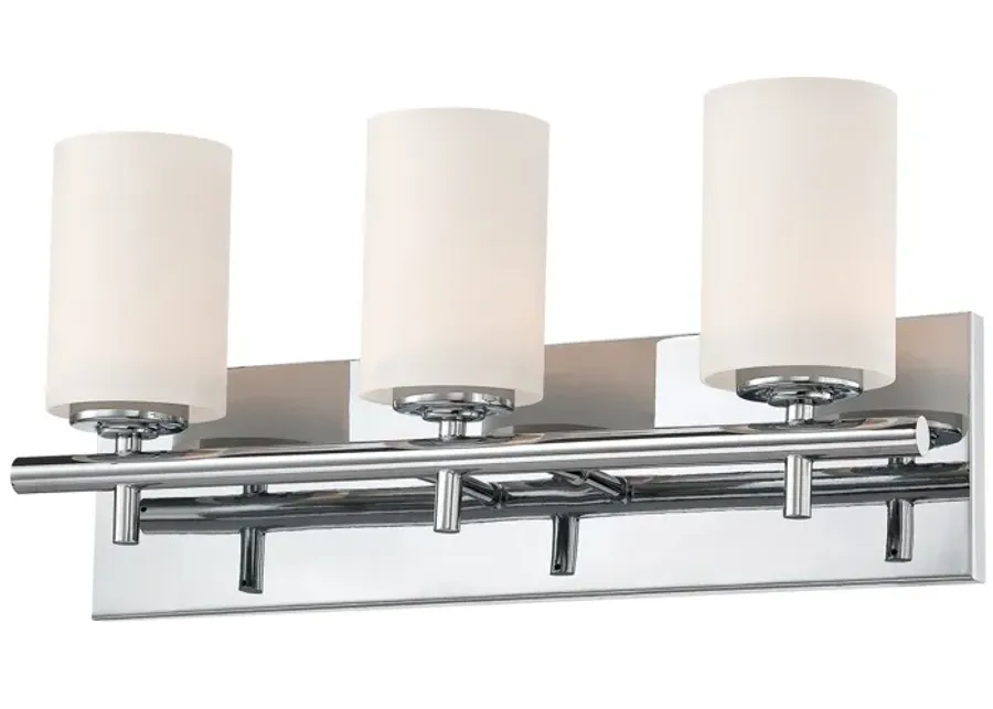 Barro 19" Wide 3-Light Vanity Light - Chrome