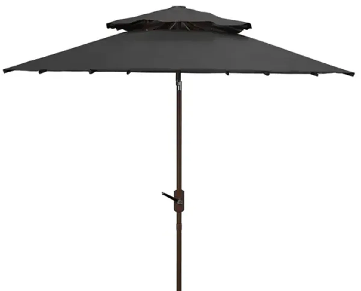 LORENIA 9FT DOUBLE TOP MARKET UMBRELLA