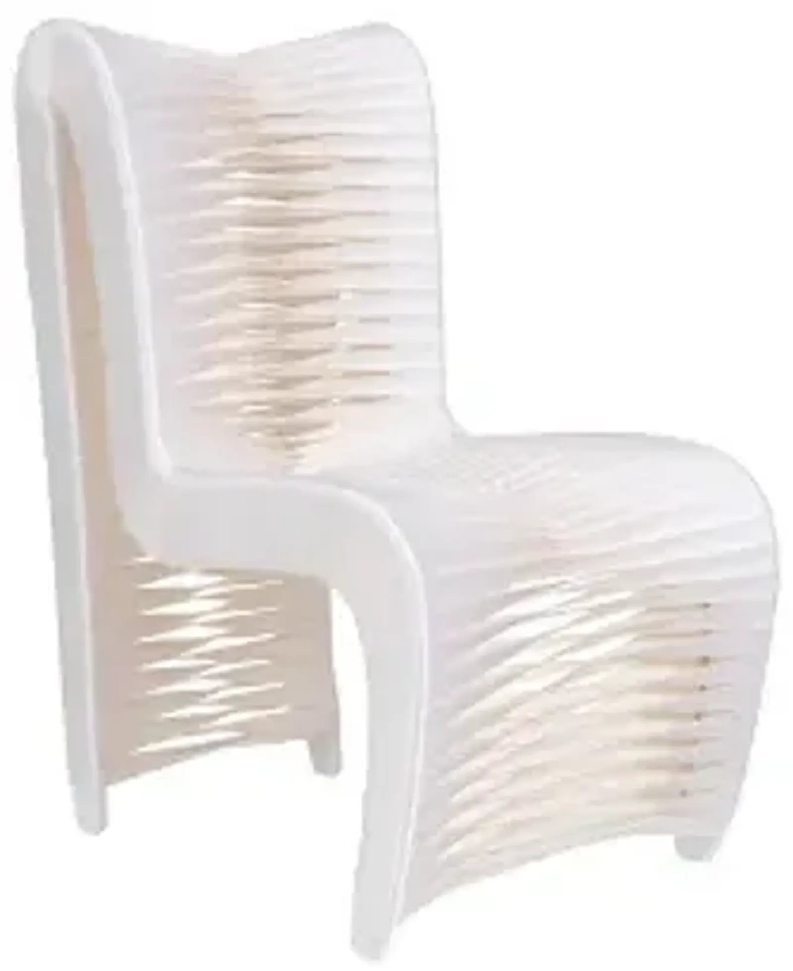 seat belt dining chair, high back, white/off-white