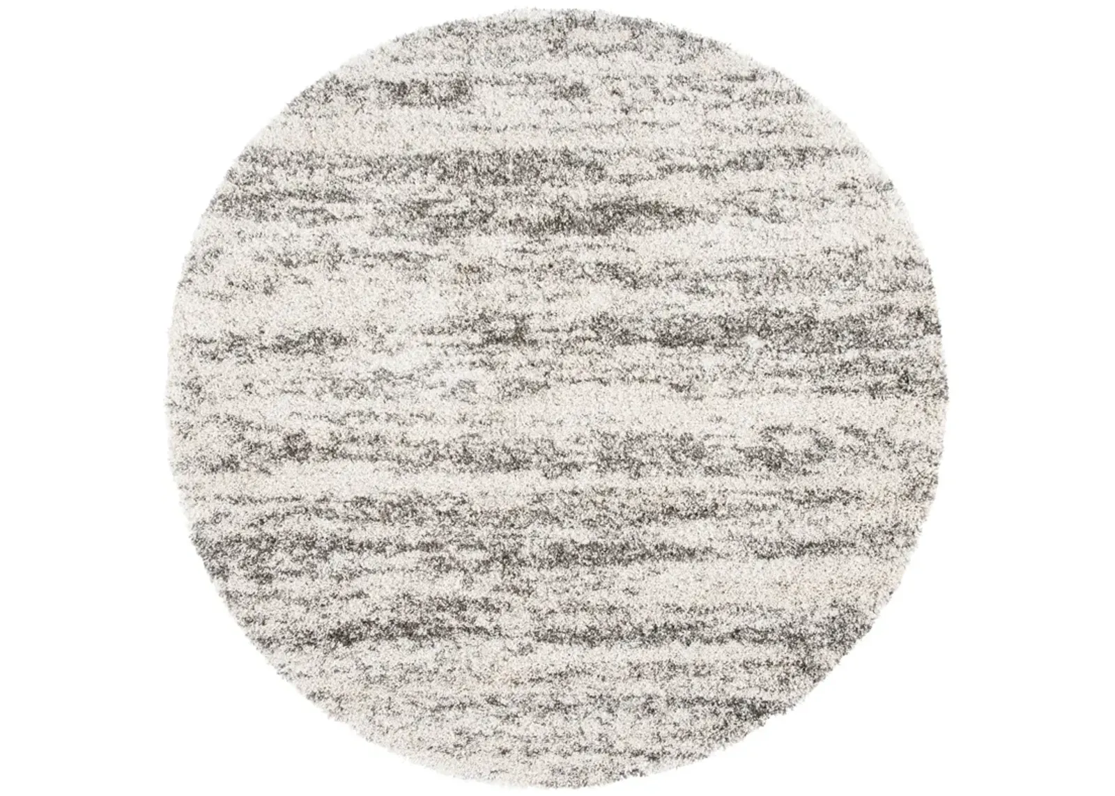 HUDSON SHAG 206 IVORY  8' x 8' Round Round Rug