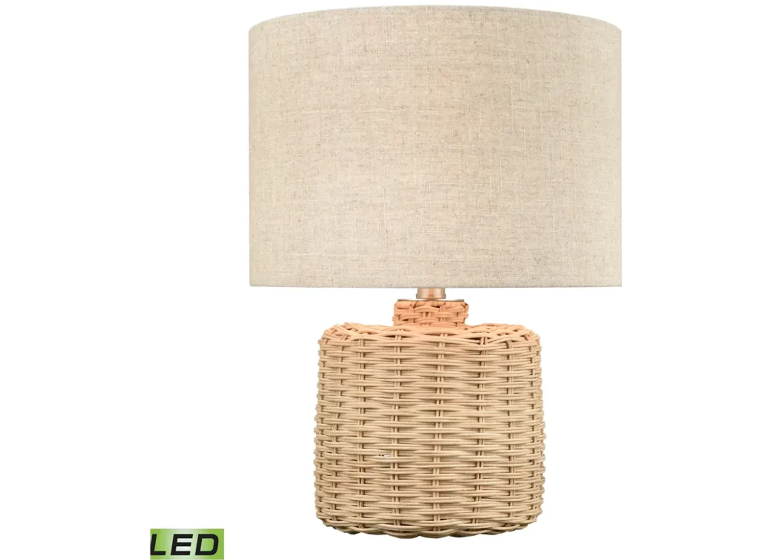 Roscoe 18'' High 1-Light Table Lamp - Natural - Includes LED Bulb