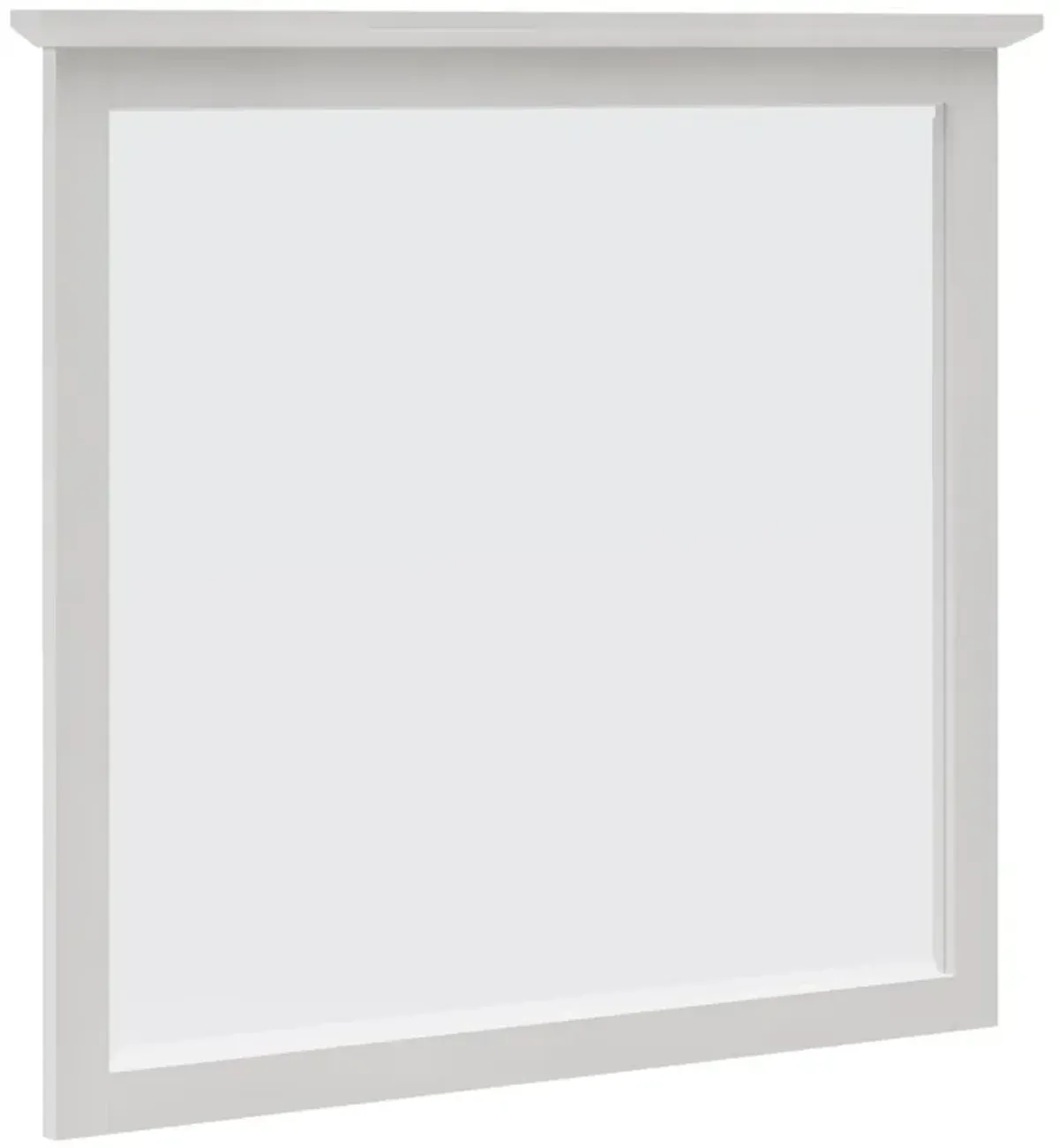 Grace Wall or Dresser Mirror in Snowfall White