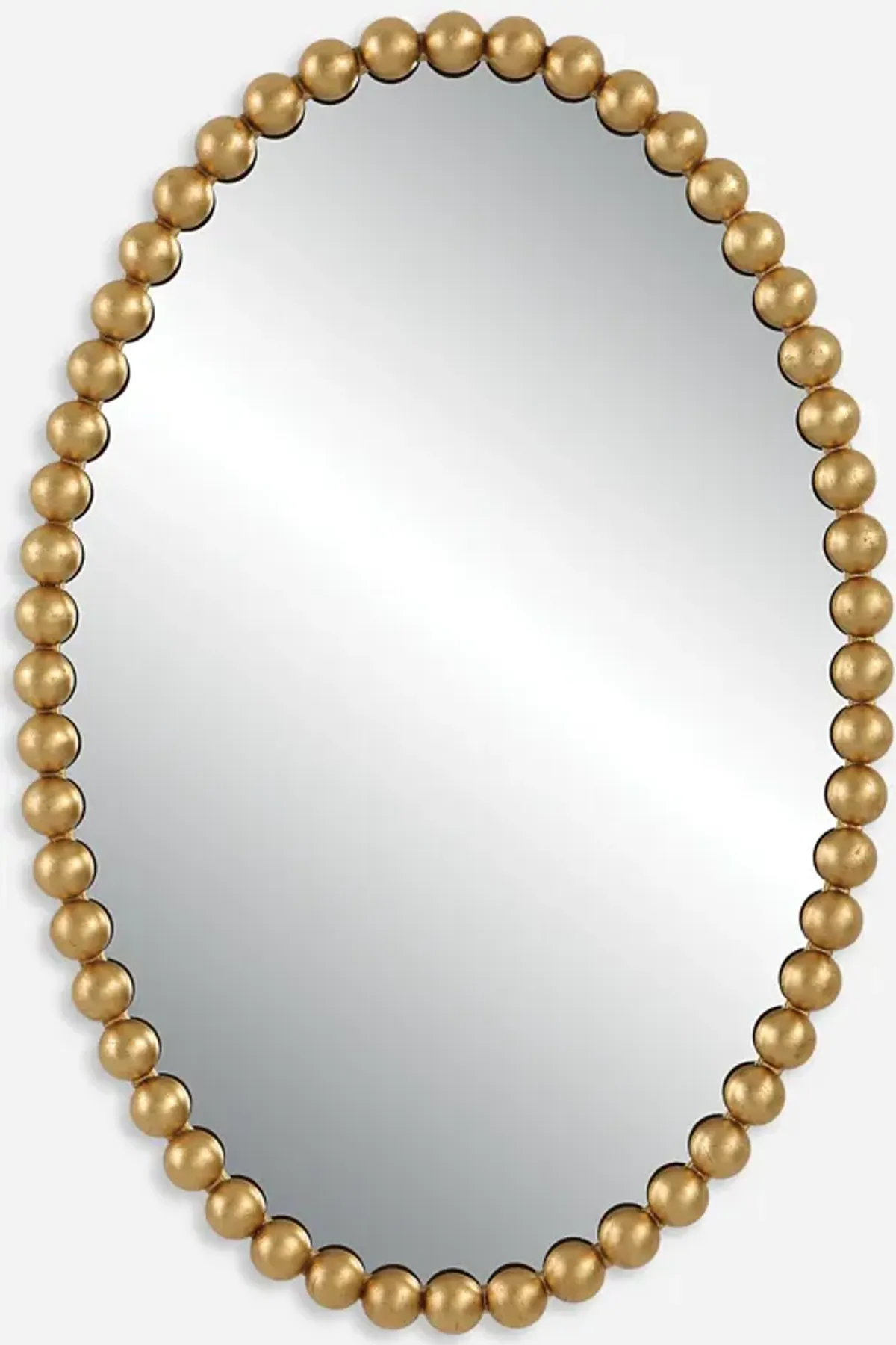 Serna Gold Oval Mirror