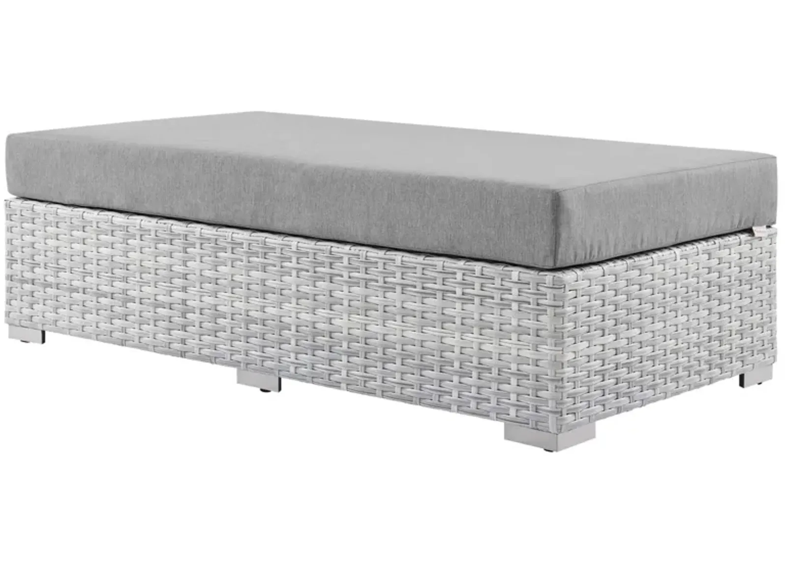 Convene Outdoor Patio Rectangular Ottoman