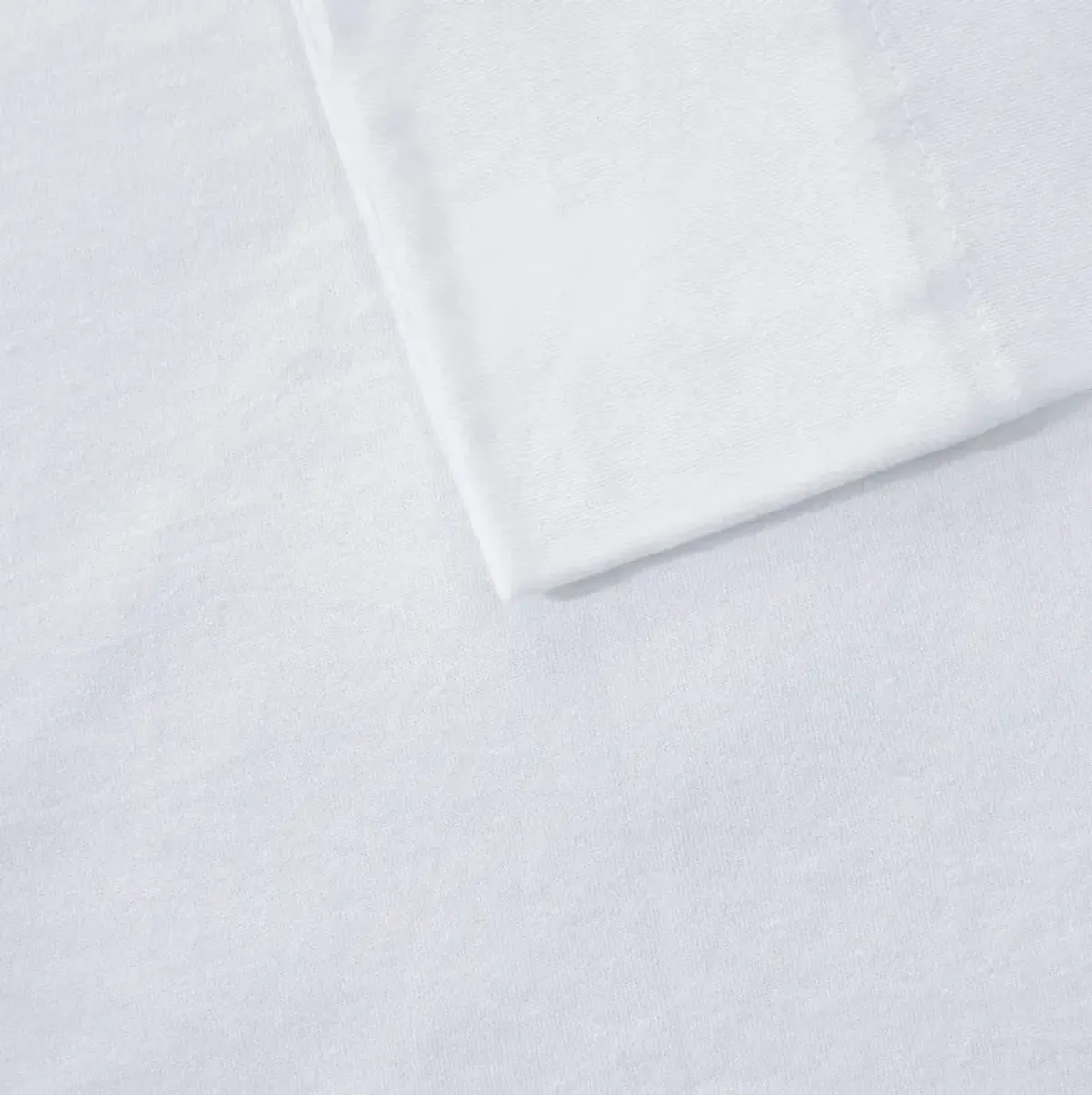 Intelligent Design Cotton Blend Jersey Knit White All Season Sheet Set