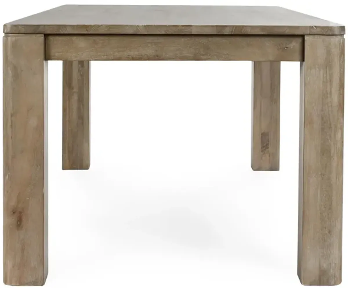 Sedia 78" Solid Wood Mango Dining Table in Ash