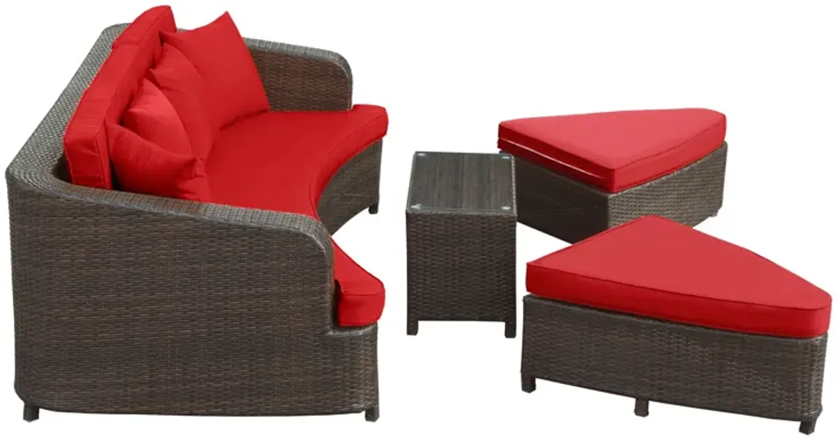 Monterey 4 Piece Outdoor Patio Sofa Set