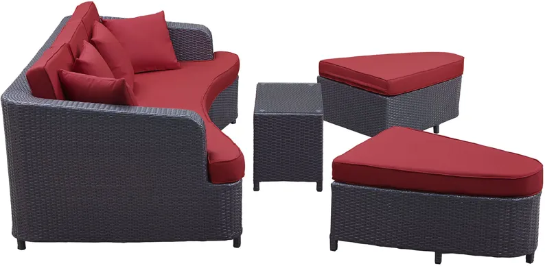 Monterey 4 Piece Outdoor Patio Sofa Set