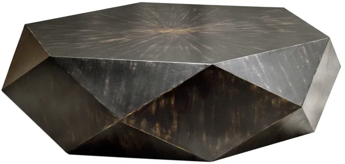 Volker Worn Black Coffee Table