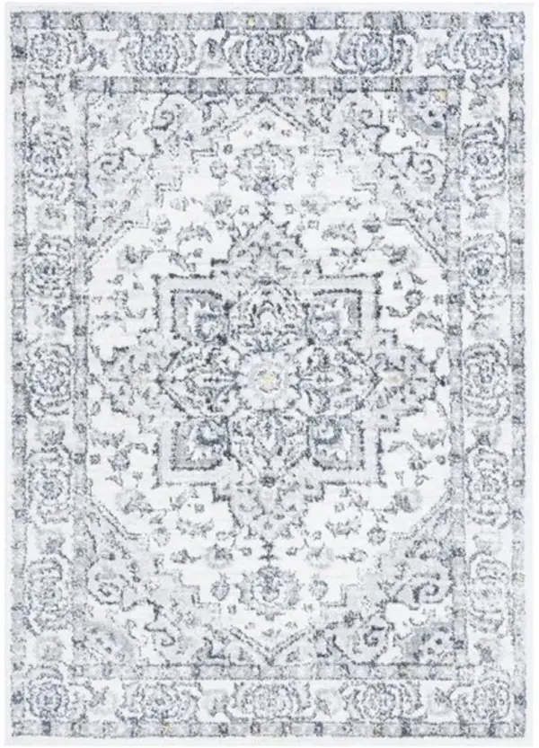 LAYLA 102 Grey 4'-5' x 6'-5' Medium Rectangle Rug