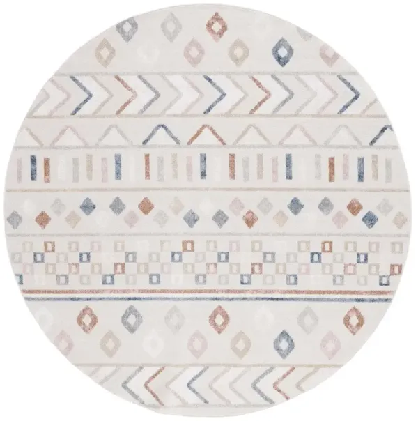 BLAIR WASHABLE 226 Multi 6'-7' X 6'-7' Round Round Rug