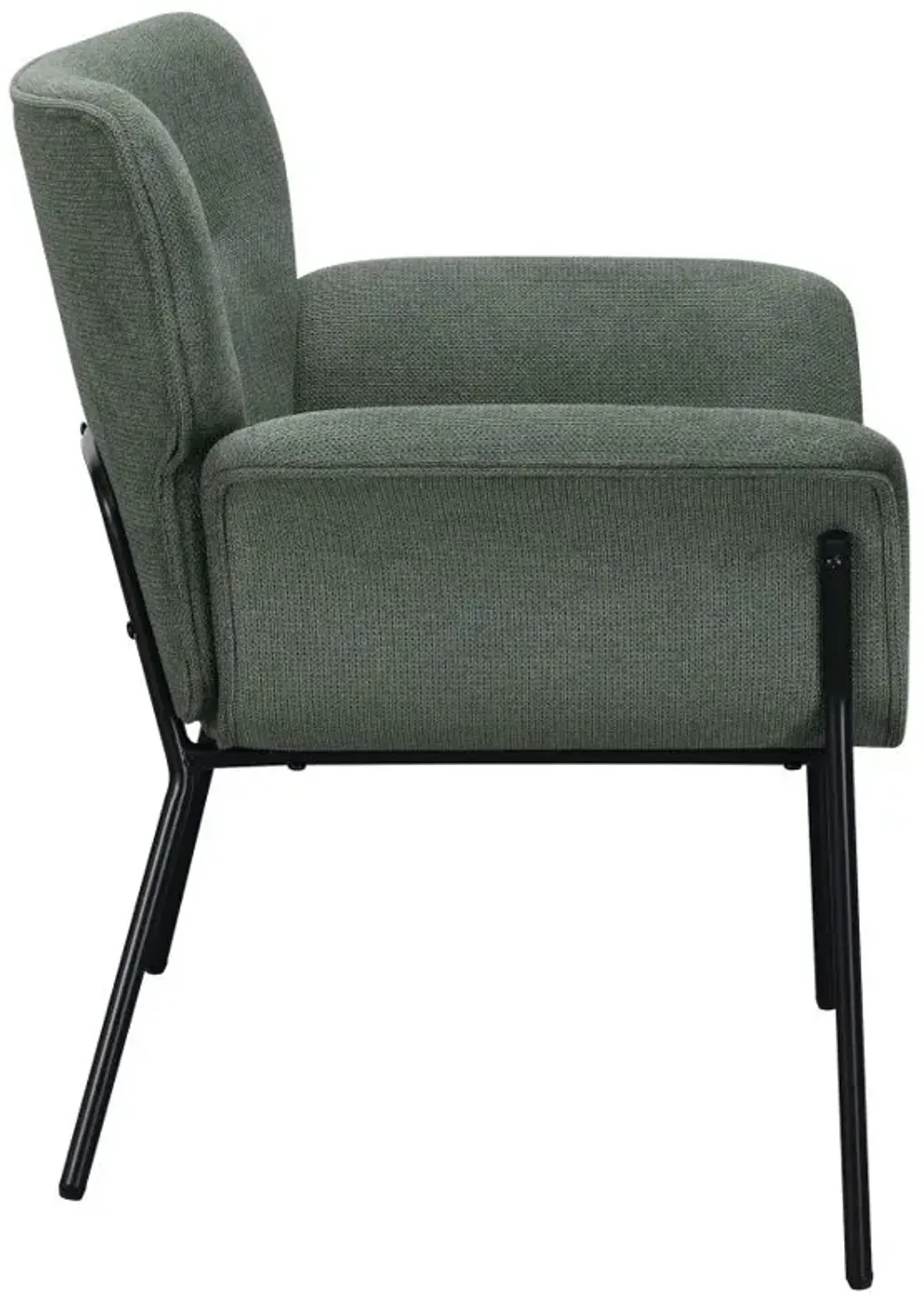 Davina Upholstered Flared Arms Accent Chair Ivy