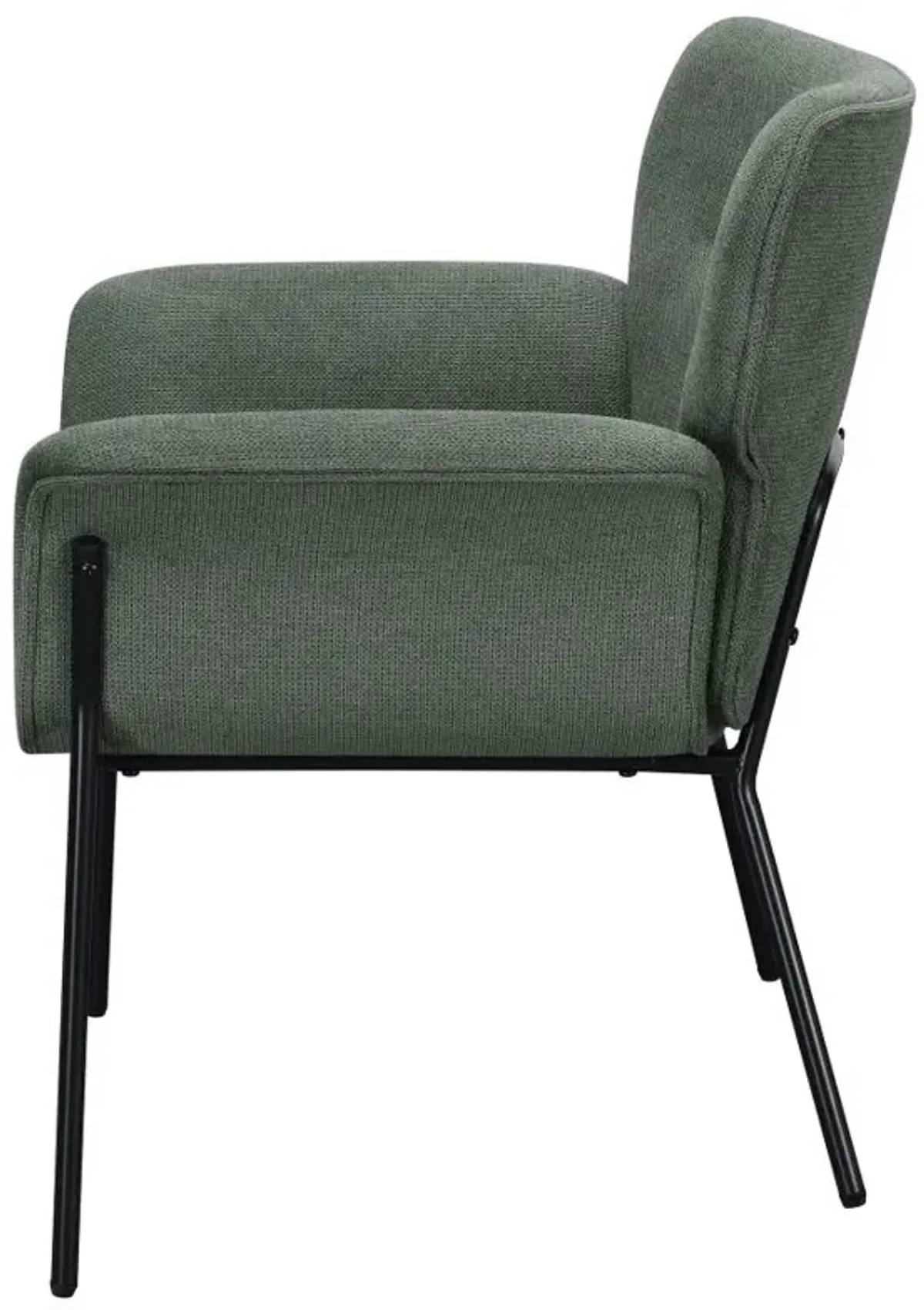 Davina Upholstered Flared Arms Accent Chair Ivy