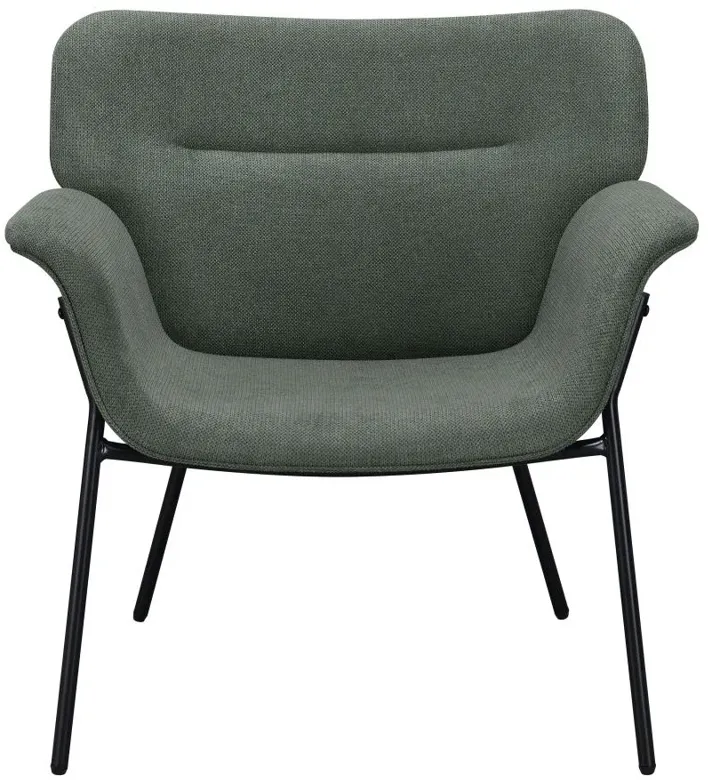 Davina Upholstered Flared Arms Accent Chair Ivy