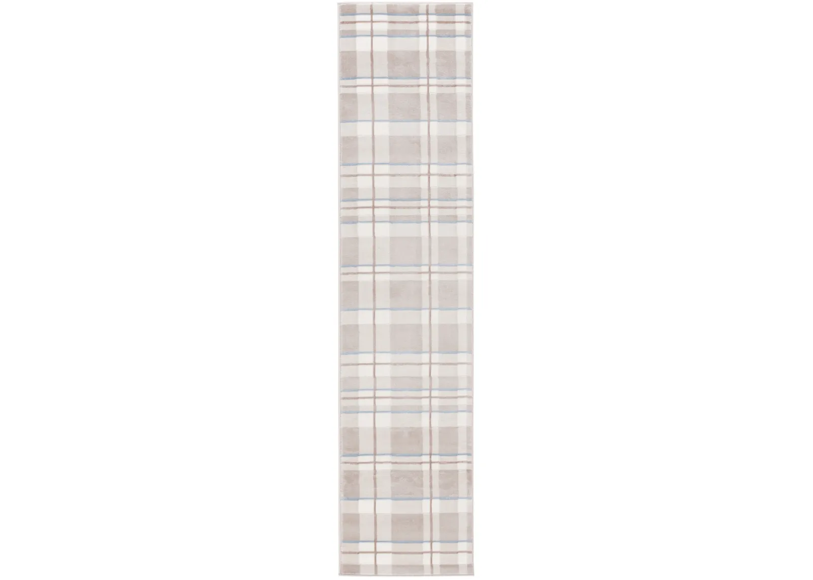 GROOVE 112 BEIGE  2'-3' x 8' Runner Rug